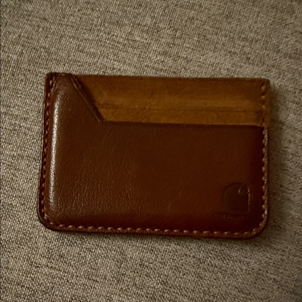 Carhartt Two-Tone Leather Card Holder